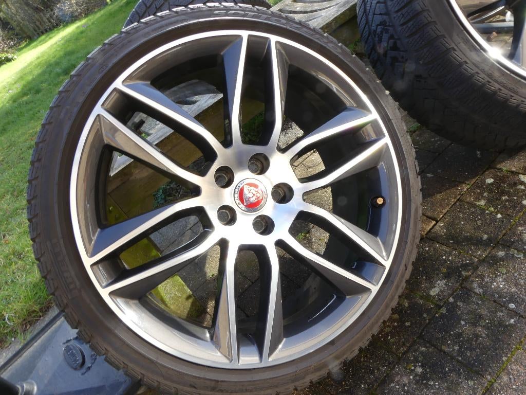 Jaguar F-type wielen met winterbanden, Auto-onderdelen, Banden en Velgen, Ophalen, Overige, Gebruikt, Overige