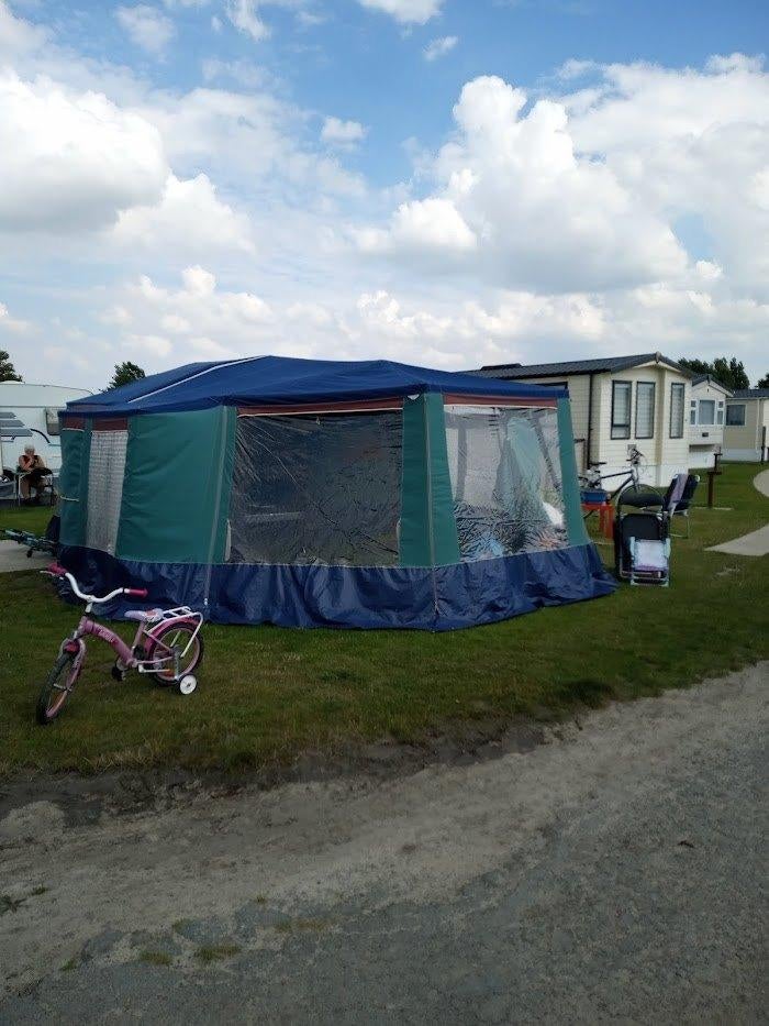 vouwwagen Raclet Lavendel Senior. 2004, Caravans en Kamperen, Vouwwagens, Ophalen, Meerkleurig, Raclet, Aanwezig