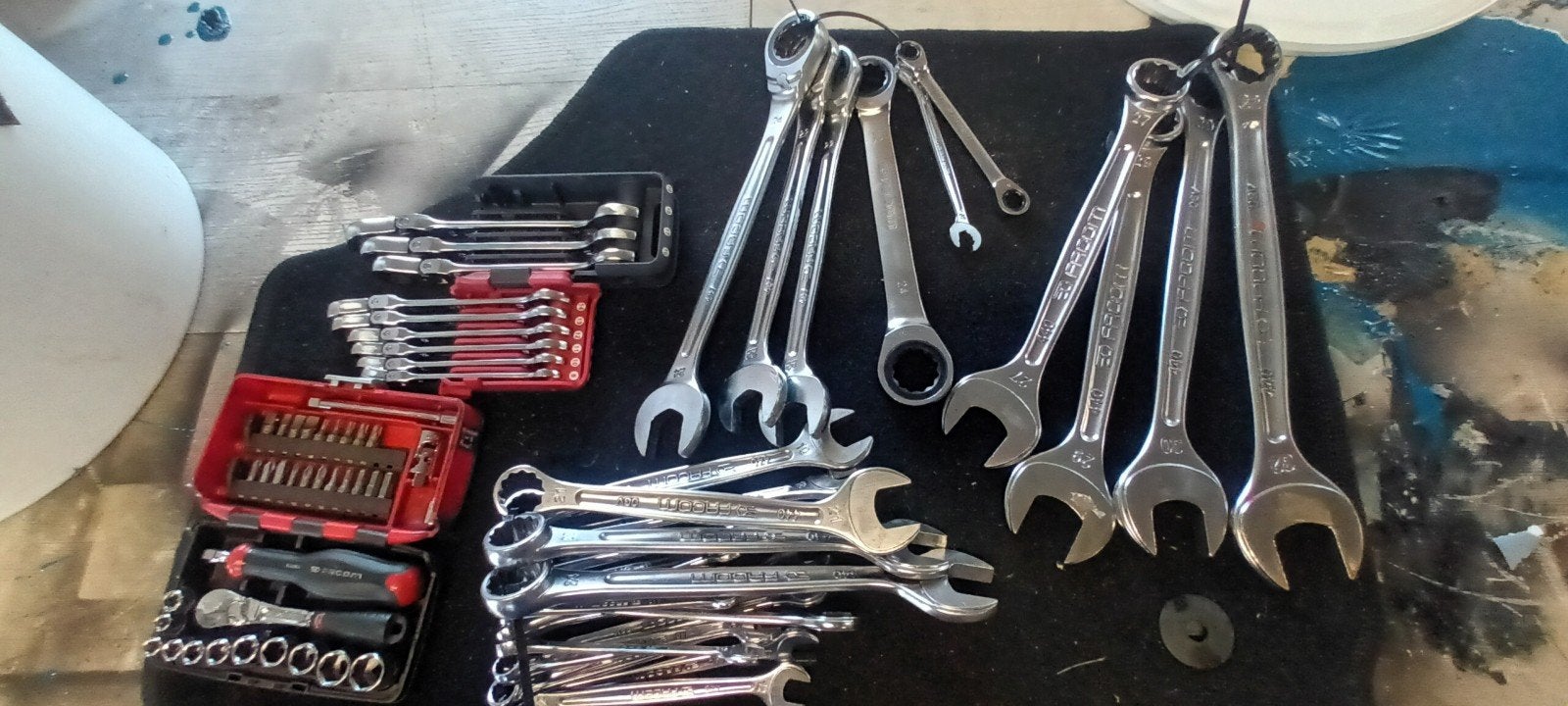 outils facom, Enlèvement, Utilisé, Jeu d'outils, Facom