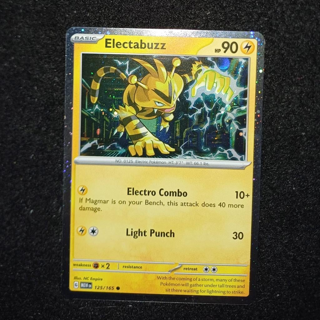 Modern Era: Electabuzz 125/165 Cosmic Holo 151-reeks, Enlèvement ou Envoi