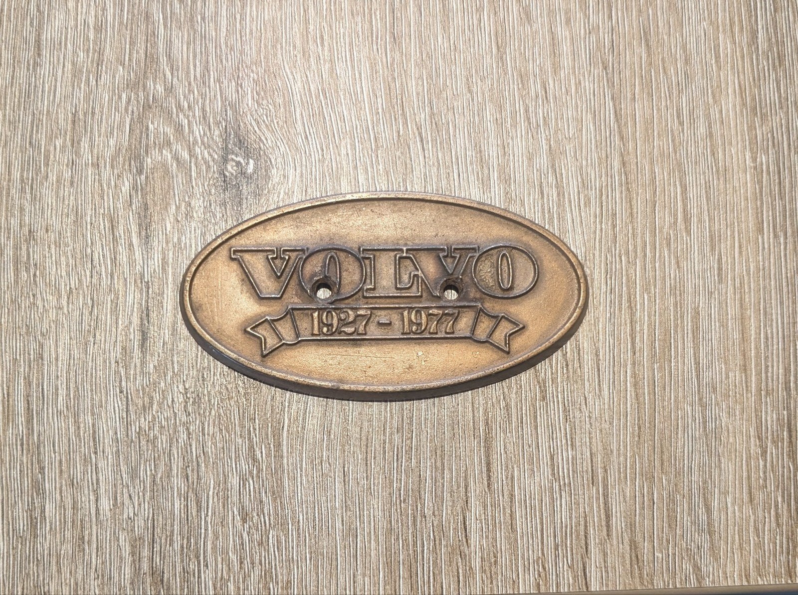 Badge de calandre Volvo Jubilé 1927 1977, Enlèvement ou Envoi, Volvo