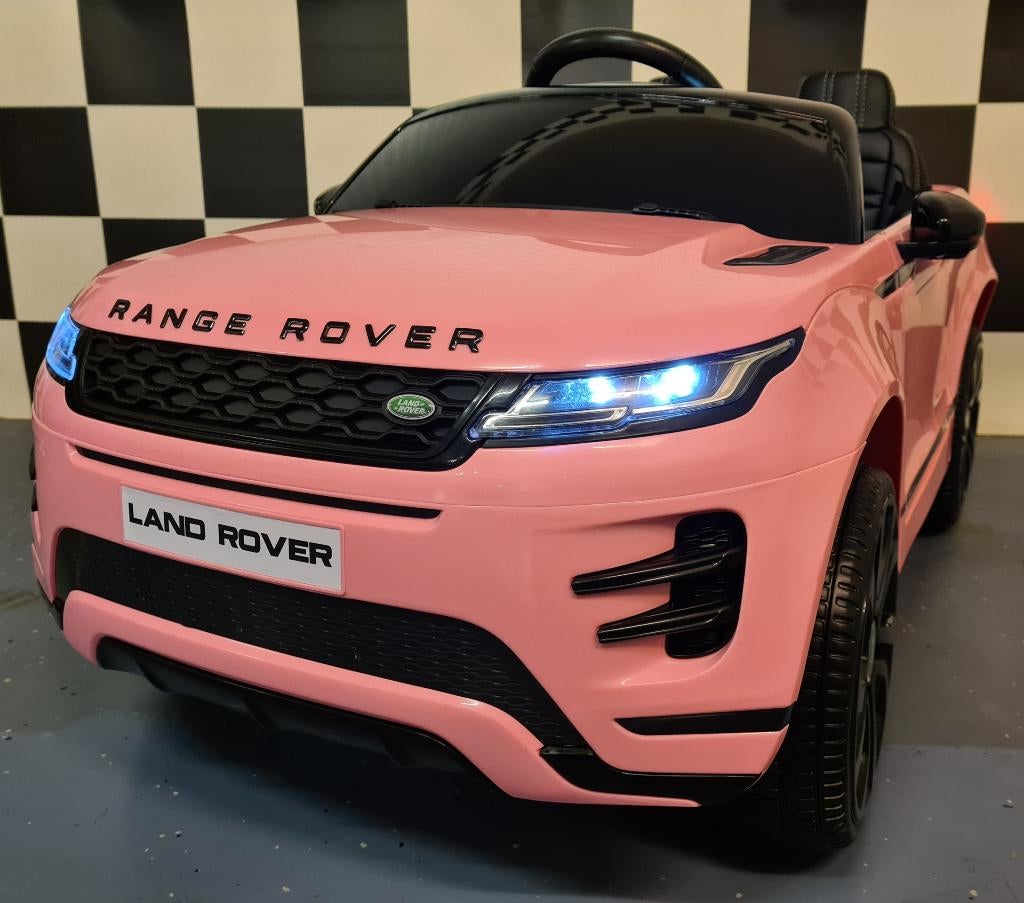Kinderauto Range Rover Evoque - soft start - leren zit - RC, Ophalen of Verzenden, Nieuw, Afstandsbediening