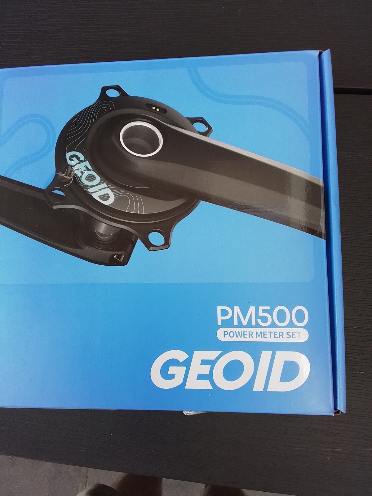 Geoid PM500 powermeter crankset 165mm, Pédalier ou Pédales, Geoid, Comme neuf, Aluminium