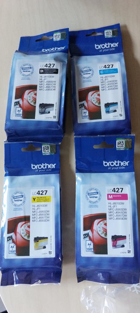 Brother LC427 BK/C/Y/M, Computers en Software, Printerbenodigdheden, Ophalen