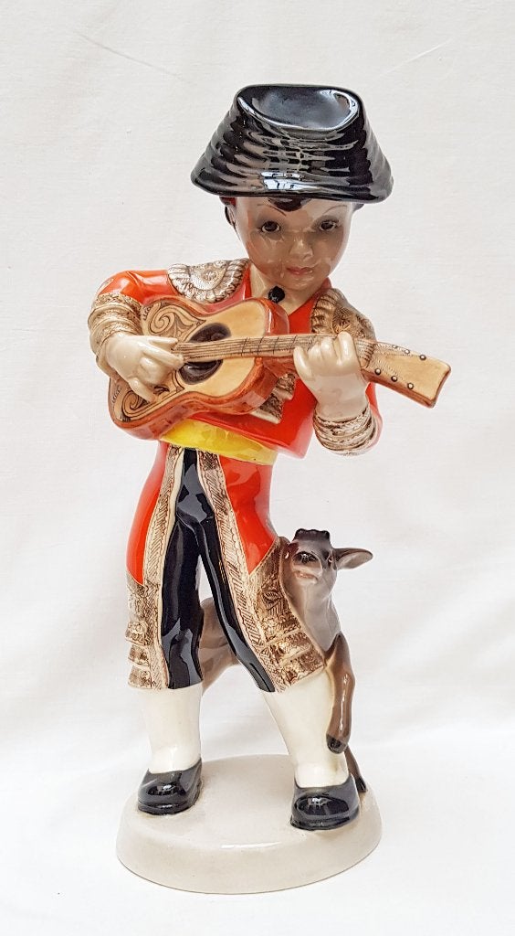 C.I.A Manna Torino - Beeld - Torero - H 40 cm., Antiek en Kunst, Ophalen of Verzenden