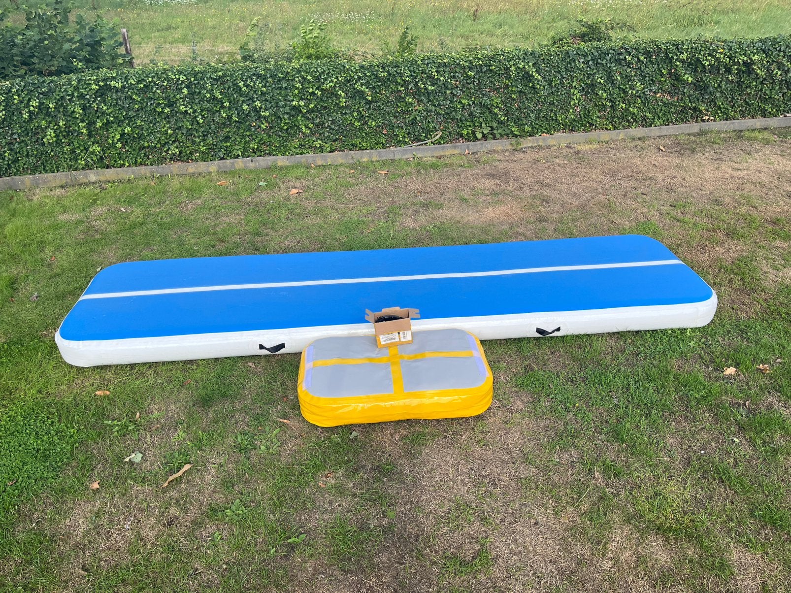 Airtrack met story Airtrack en pomp, Sports & Fitness, Enlèvement ou Envoi, Comme neuf
