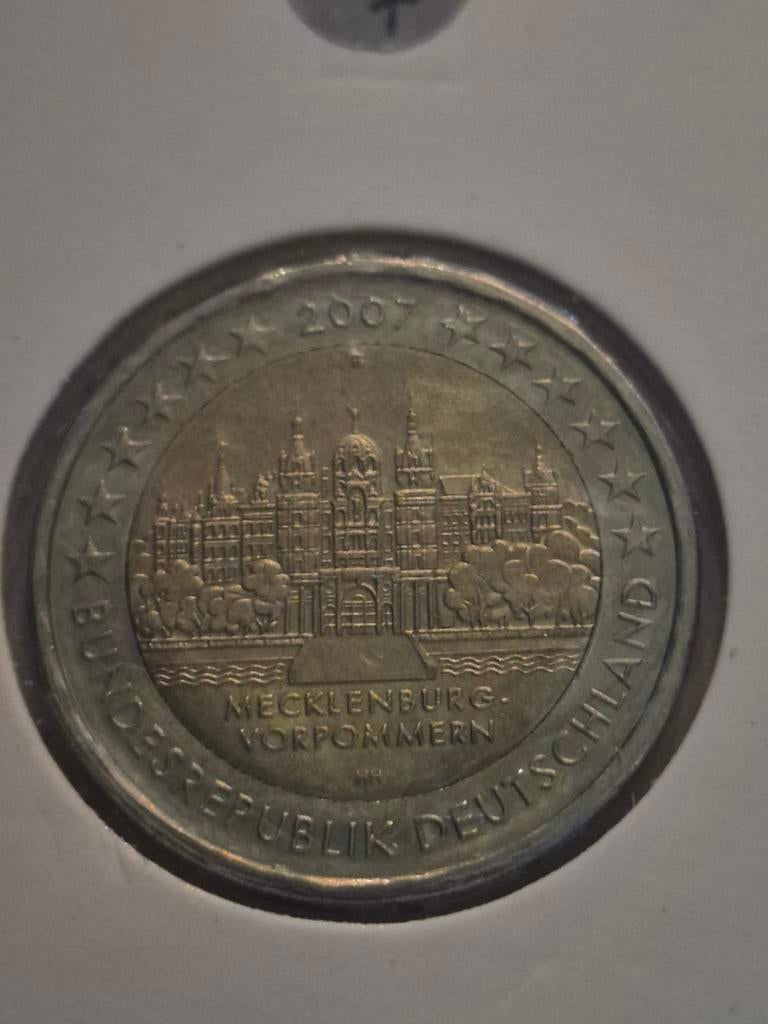 Herdenkingsmunt 2€ Duitsland 2007 F fdc, Ophalen, Duitsland, 2 euro, Losse munt
