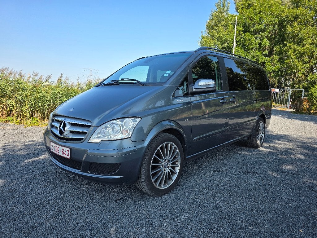 mercedes viano 3.0 CDI V6  2012, Auto's, Automaat, Zwart, Leder, Diesel