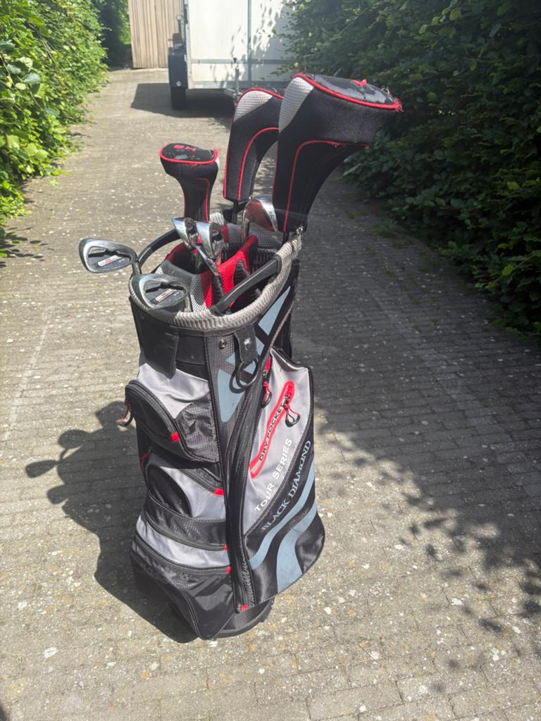 Golfset black diamond graphite, Enlèvement ou Envoi, Utilisé