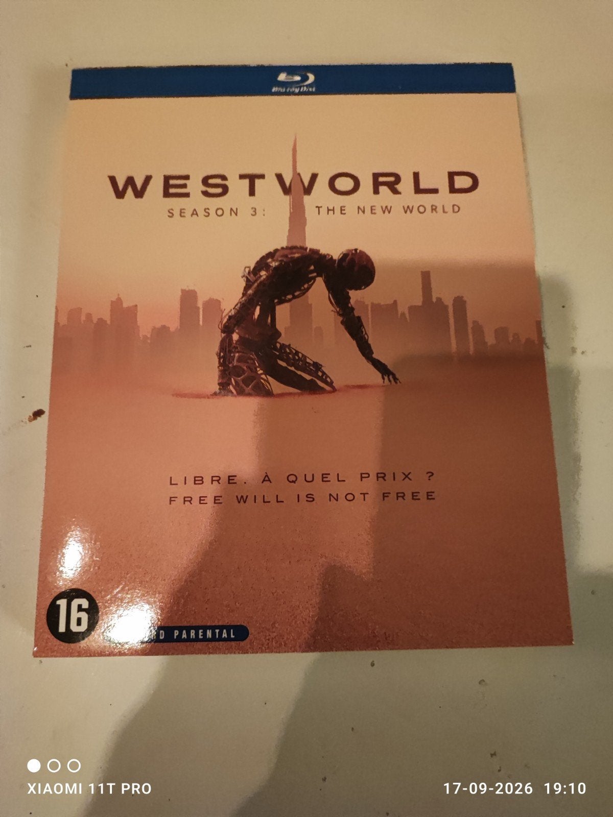 westworld serie 3 bluray, Ophalen of Verzenden, Zo goed als nieuw, Serie, Blu-ray