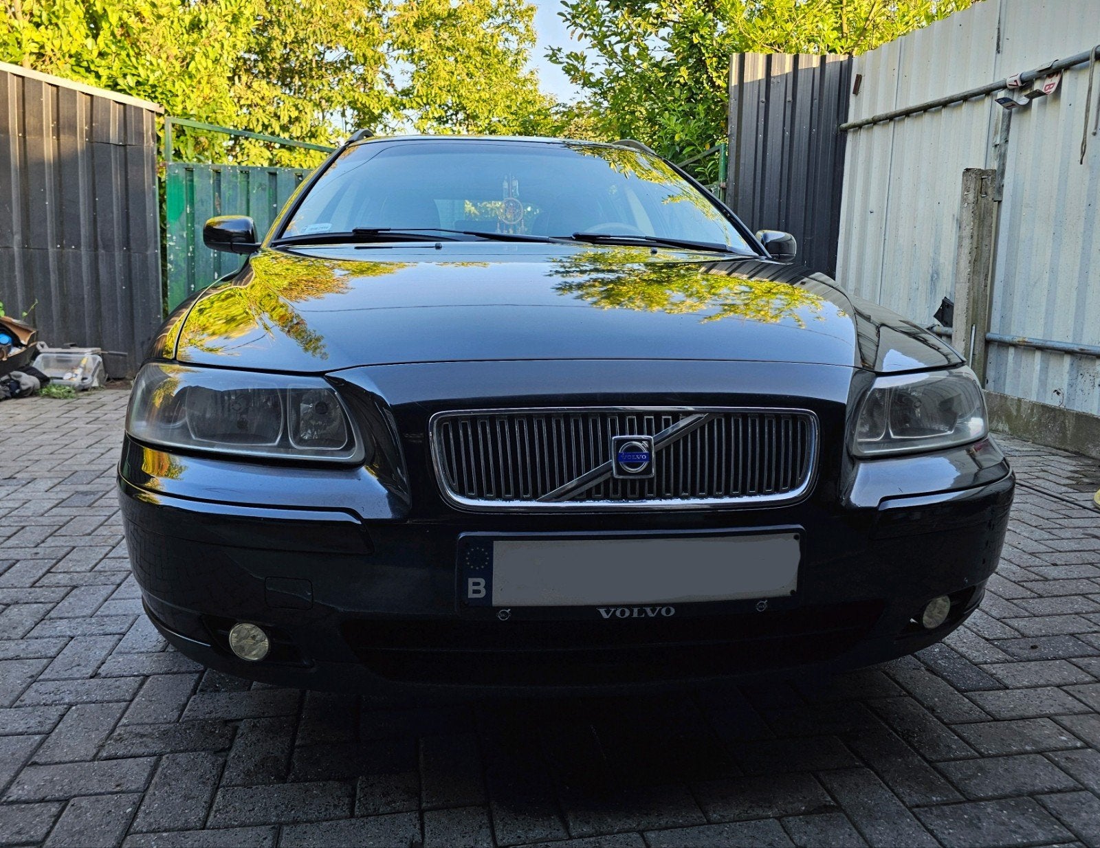 Volvo V70 2.4D break start en rijdt PL papieren, Auto's, Automaat, Zwart, Zwart, Particulier