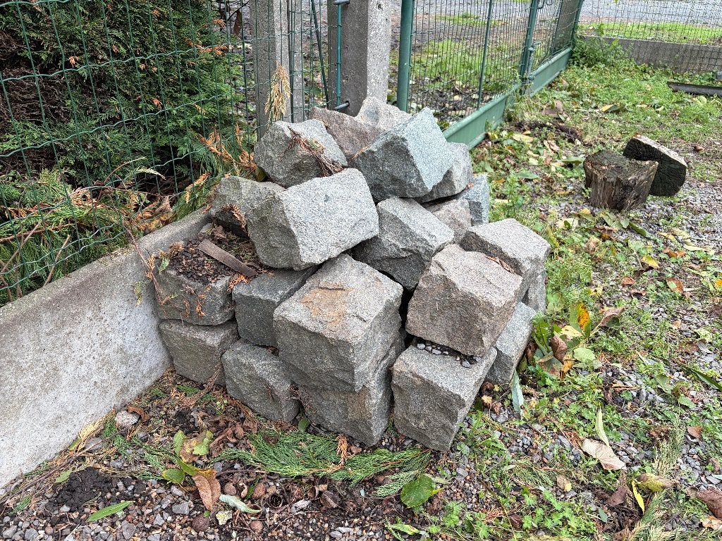 Pavés de grand format, Jardin & Terrasse, Gris, Comme neuf, Enlèvement, Rocher