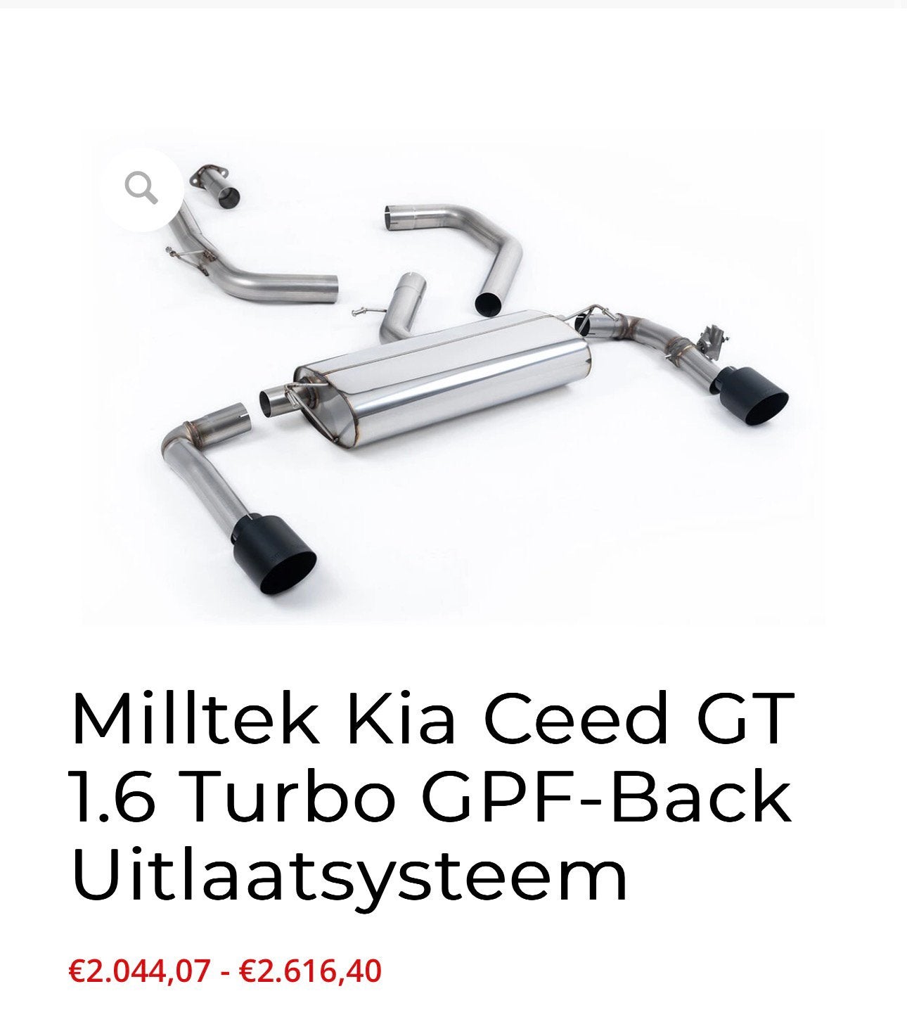 Système d'échappement Milltek (Kia (pro)Ceed & Hyundai i30N), Autos : Pièces & Accessoires, Systèmes d'échappement, Enlèvement