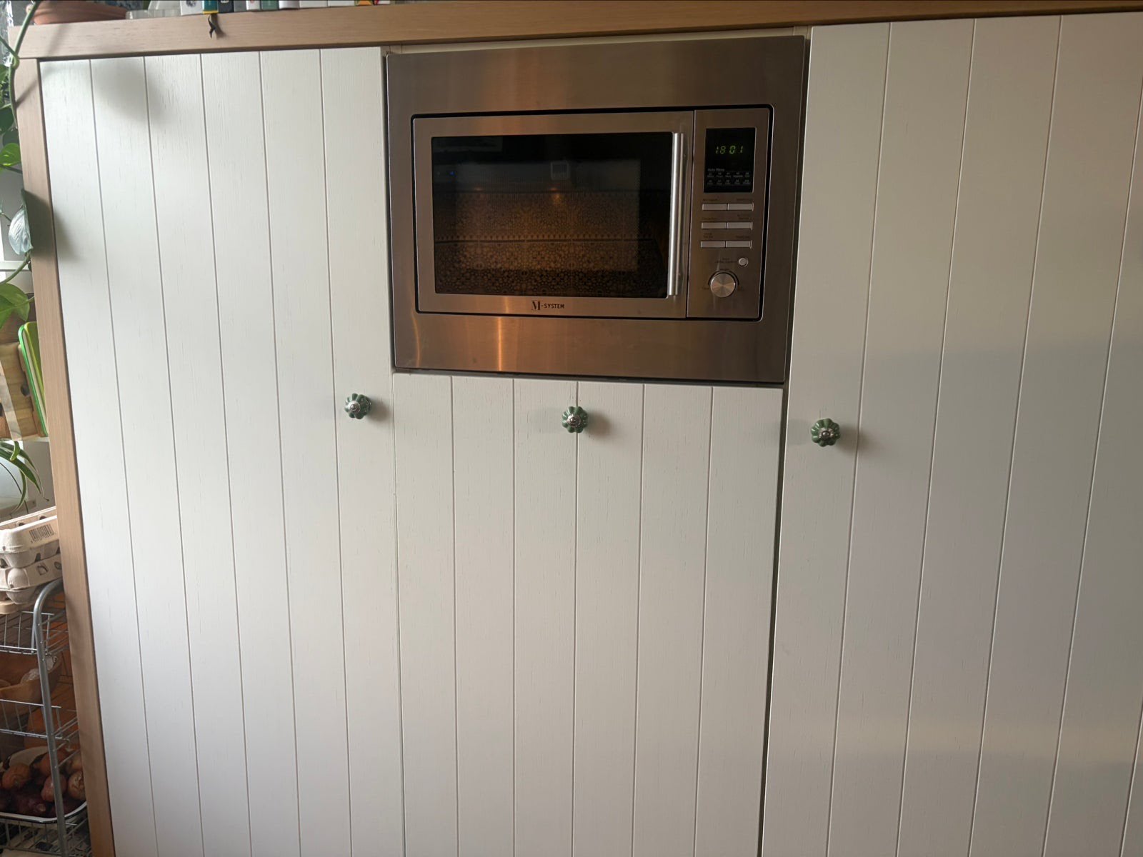 ✨MODERNE KEUKEN MET WAND  +APPARATUUR   ✨, Wit, Graniet of Steen, Dubbelwandige keuken, Ophalen of Verzenden