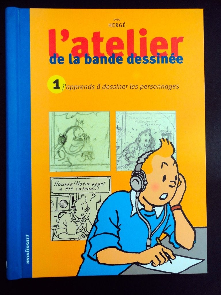 Tintin - L'atelier de la bande dessinée T1 - Hergé - EO2000, Livres, Envoi
