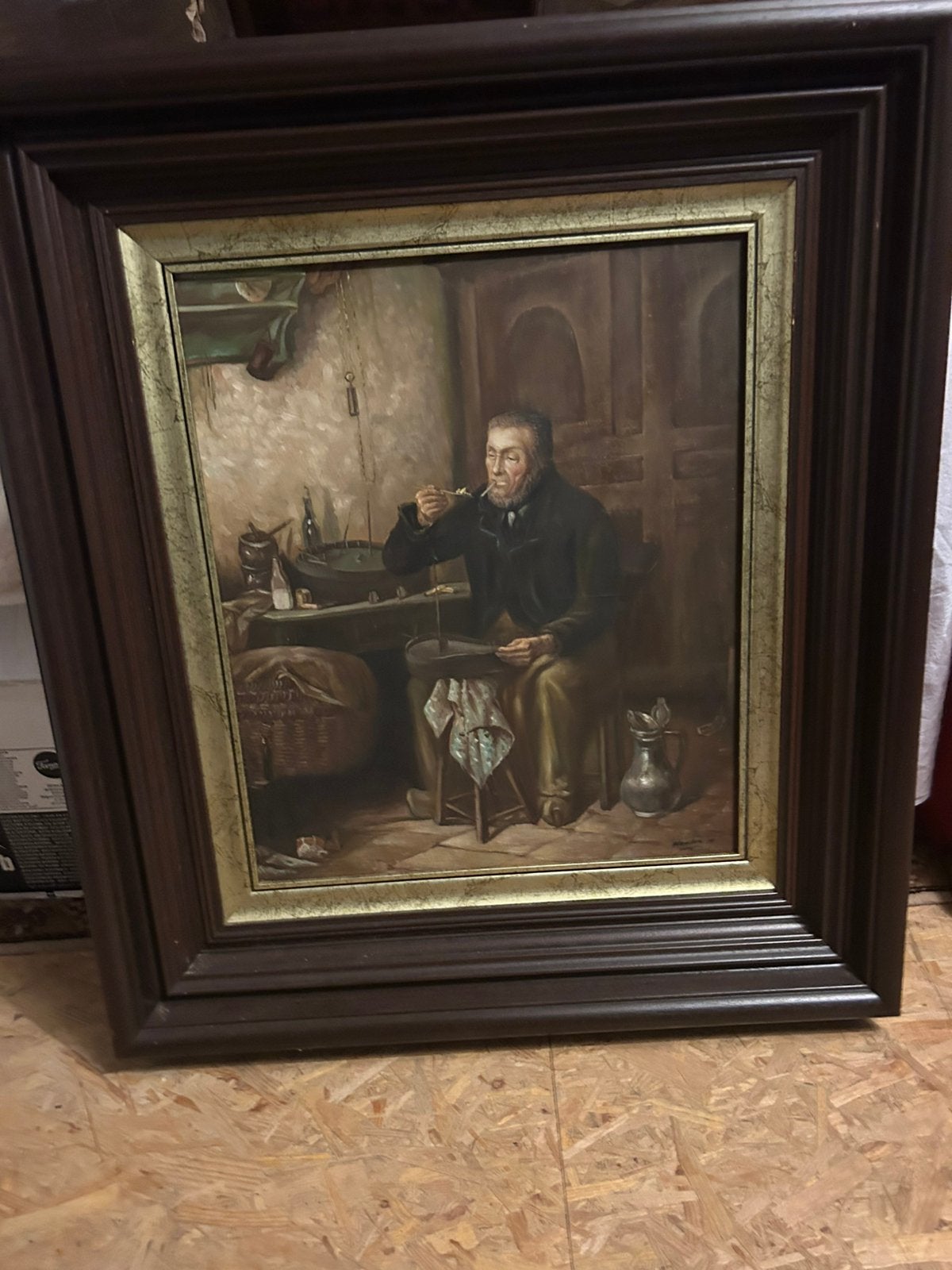 Schilderij schoenmaker75x90, Enlèvement