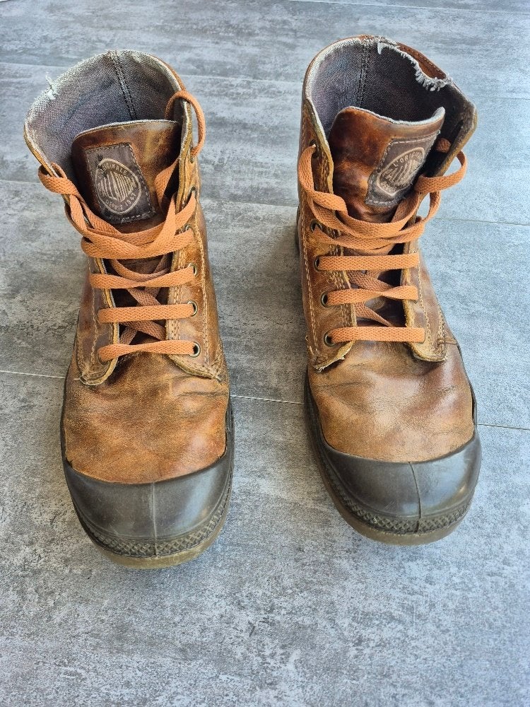 herenschoenen palladium pampa hi  maat 43, Bottes, Brun, Enlèvement, Palladium