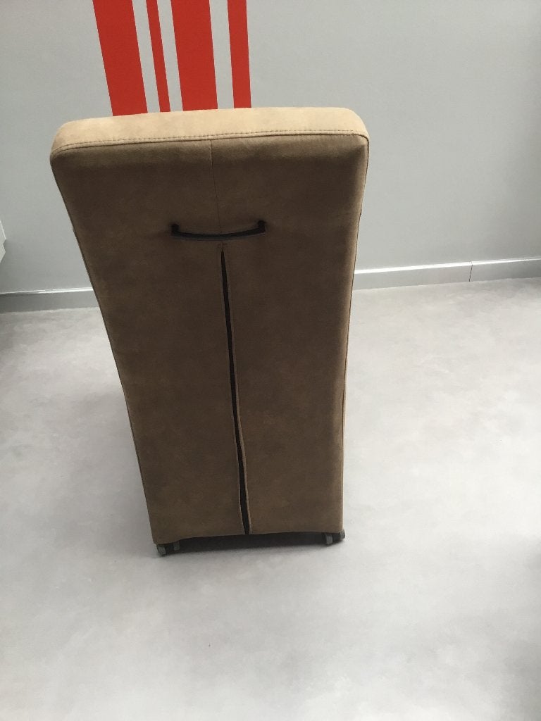 Chaises et pouf assorti, Comme neuf, Brun, Enlèvement, Quatre