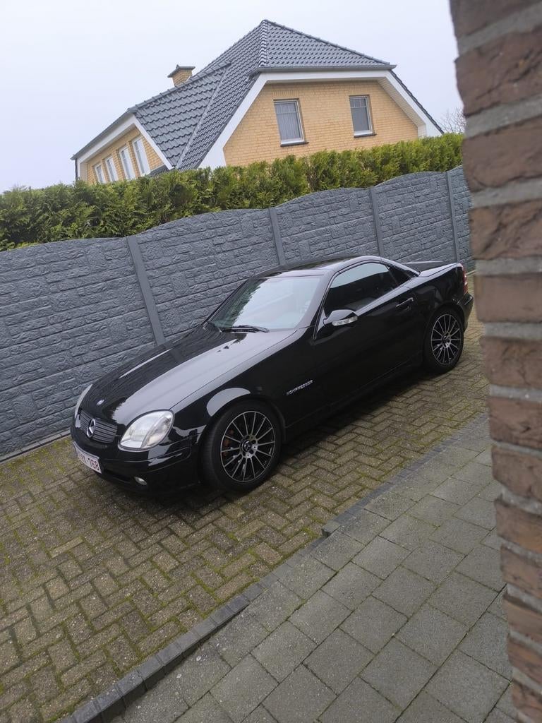 mercedes slk 230 kompressor cabrio, Automaat, 145 kW, Cabriolet, Zwart