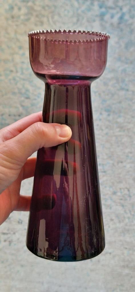 Vase à bulbe / jacinthe - Verrerie Doyen, vers 1960, Enlèvement