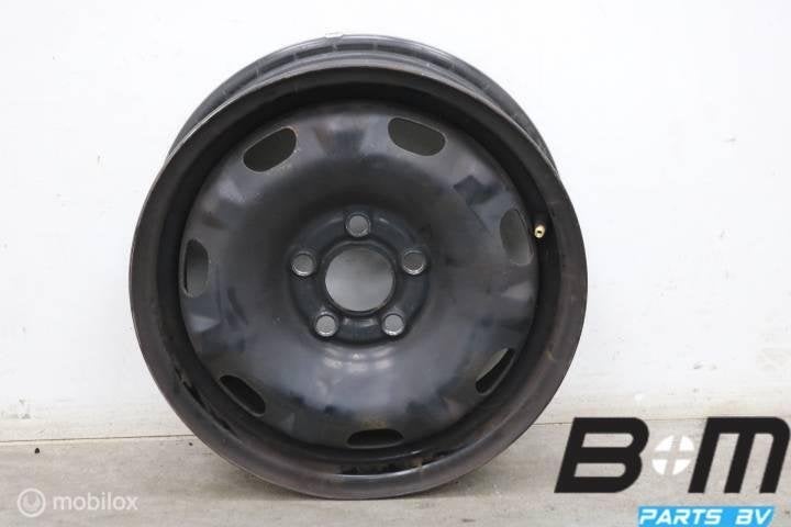 1 losse 14 inch stalen velg VW Polo 2G 2Q0601027C, Utilisé, Jante(s)