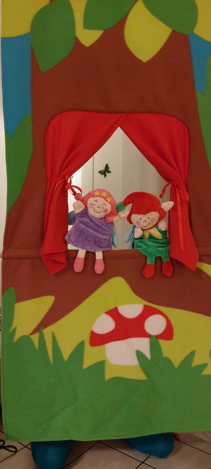 Théâtre avec 13 marionettes, Kinderen en Baby's, Ophalen, Gebruikt, Overige typen