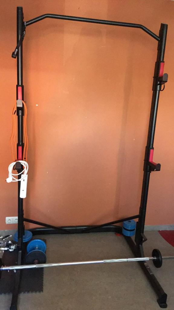 Fitness toestel voor thuis + gewichten, Ophalen