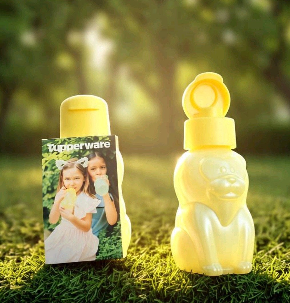 Tupperware 2 ecoflessen leeuw, Ophalen of Verzenden, Nieuw