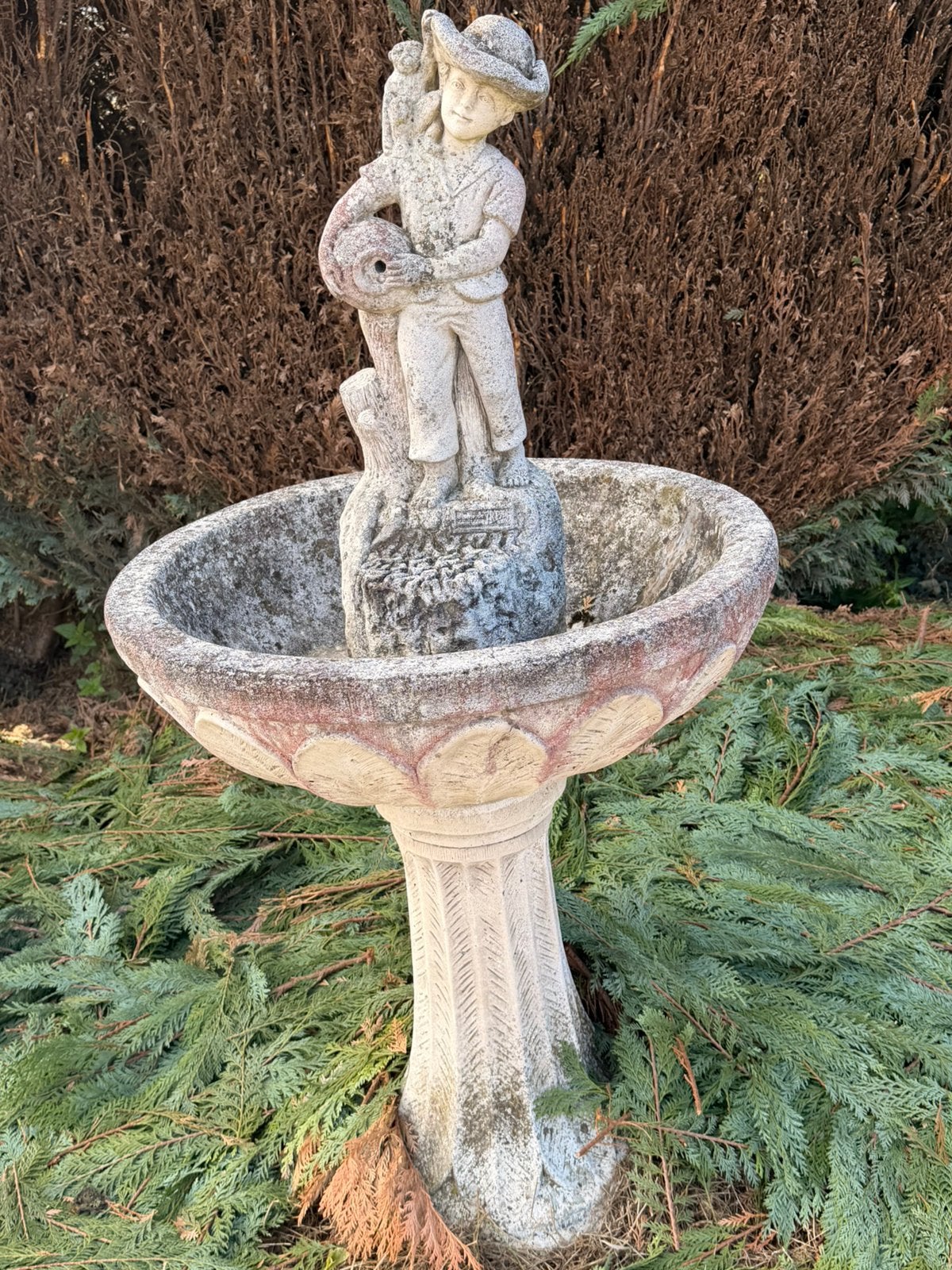 Fontaine d’eau en pierre, Enlèvement, Utilisé, Pierre