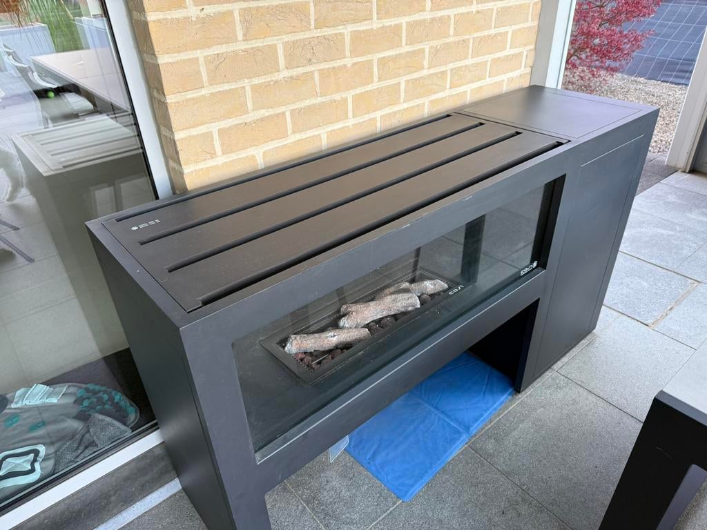 Cheminée de jardin Cosivista 160 chauffage de terrasse, Enlèvement, Neuf