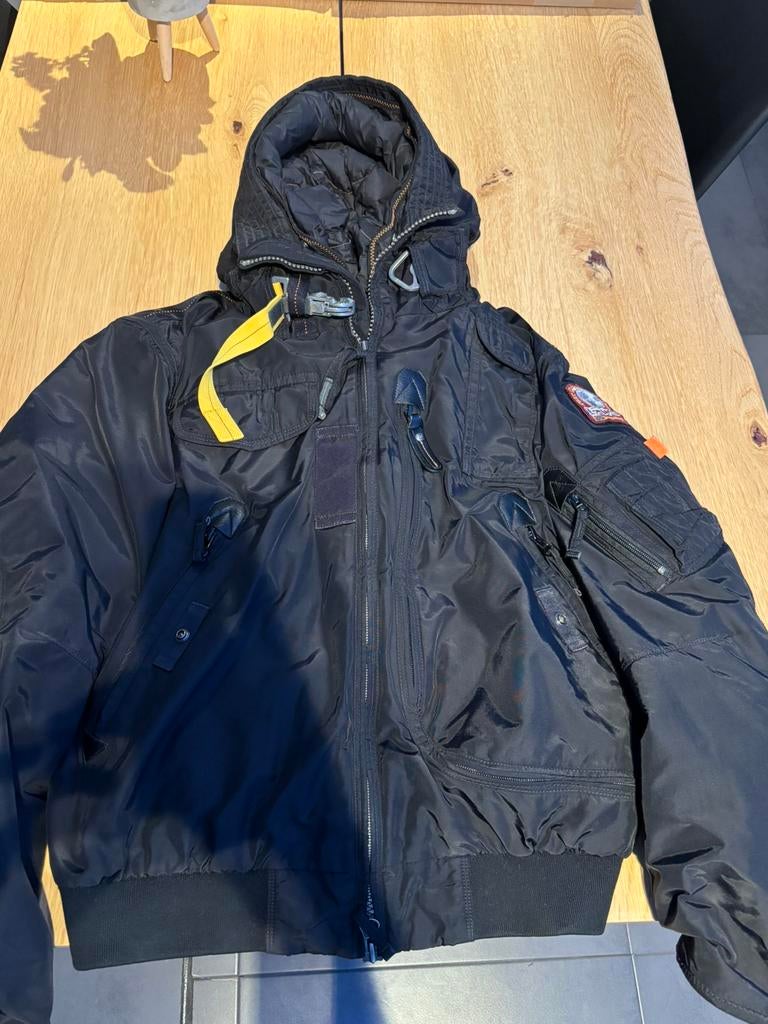 Parajumper jas, Kleding | Heren, Ophalen of Verzenden, Zo goed als nieuw, Maat 48/50 (M), Zwart