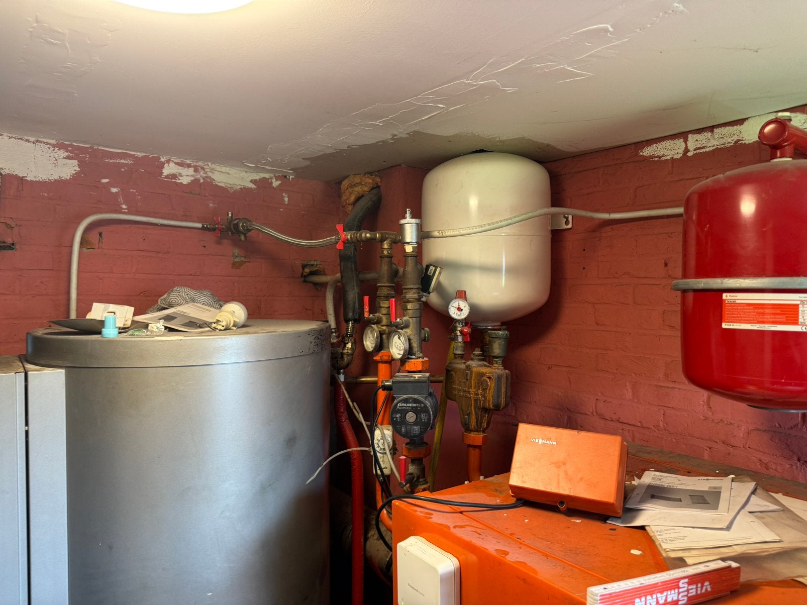 Zonneboiler viessmann, Bricolage & Construction, Chauffe-eau & Boilers, Enlèvement, Utilisé