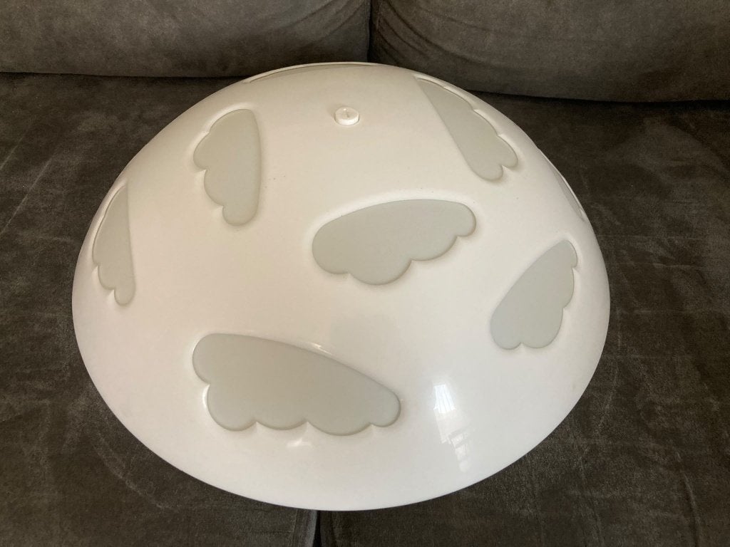 Lampe plafonnier "nuage" Ikéa - blanc, Autres styles, Blanc, Comme neuf, Synthétique