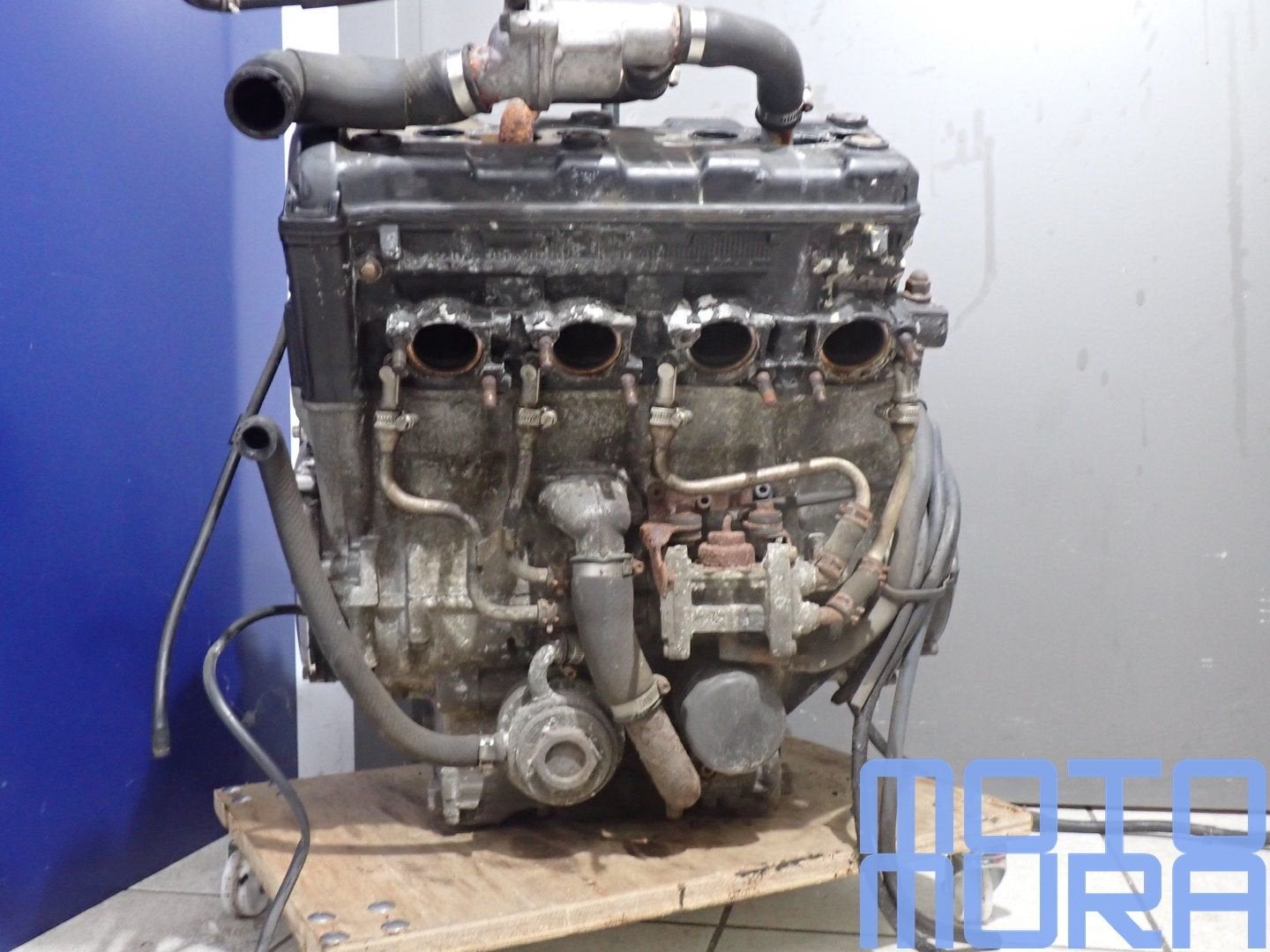 Motorblok compleet voor Yamaha YZF R1 1998 - 2001 RN01 RN04, Gebruikt, -, -, Ophalen of Verzenden