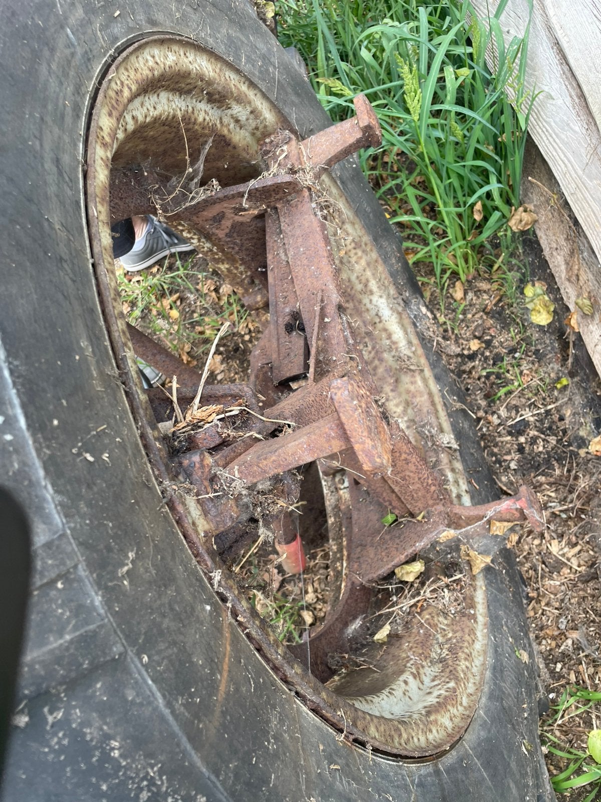 Roue de tracteur, Enlèvement