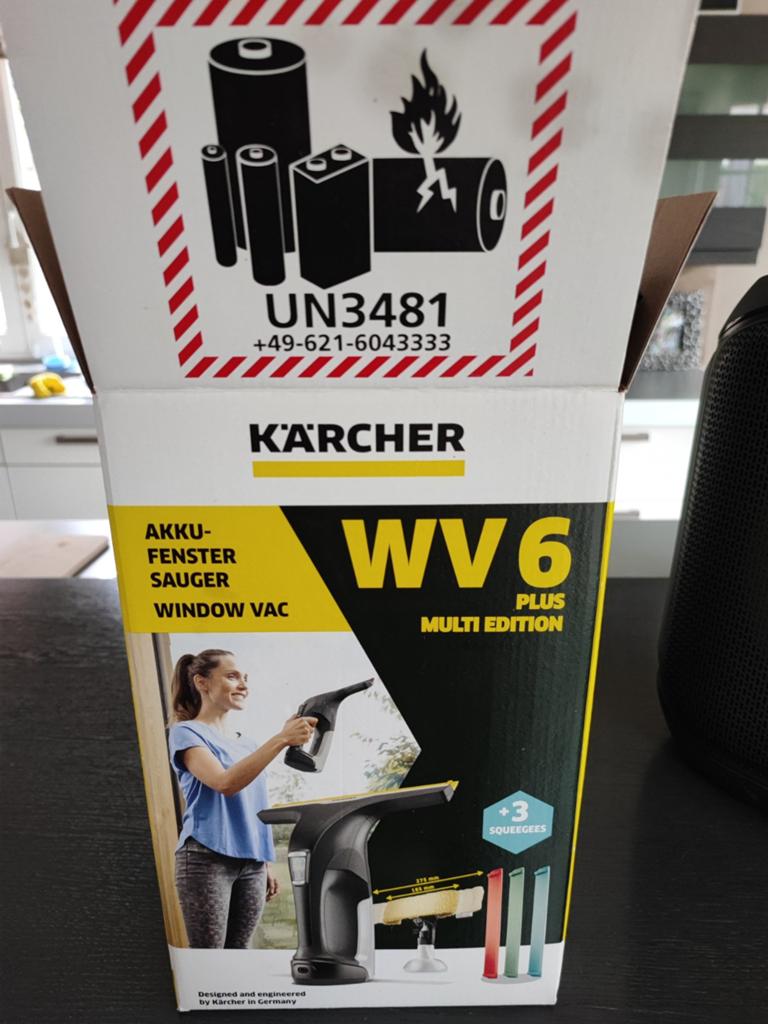 Karcher vw6 nieuw, Huis en Inrichting, Schoonmaakartikelen, Ophalen, Raamwisser of Trekker