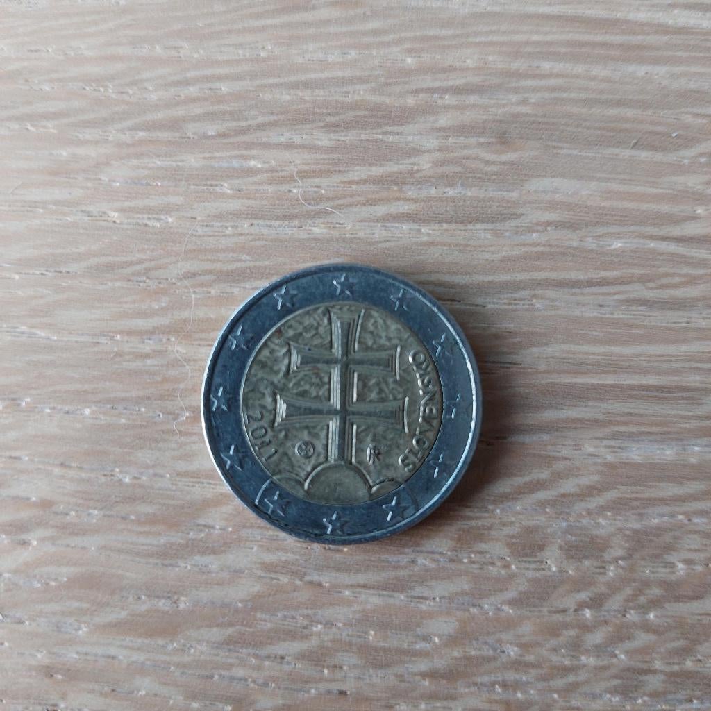 2€ Slovensko 2011, Postzegels en Munten, Ophalen, Slowakije, 2 euro, Losse munt