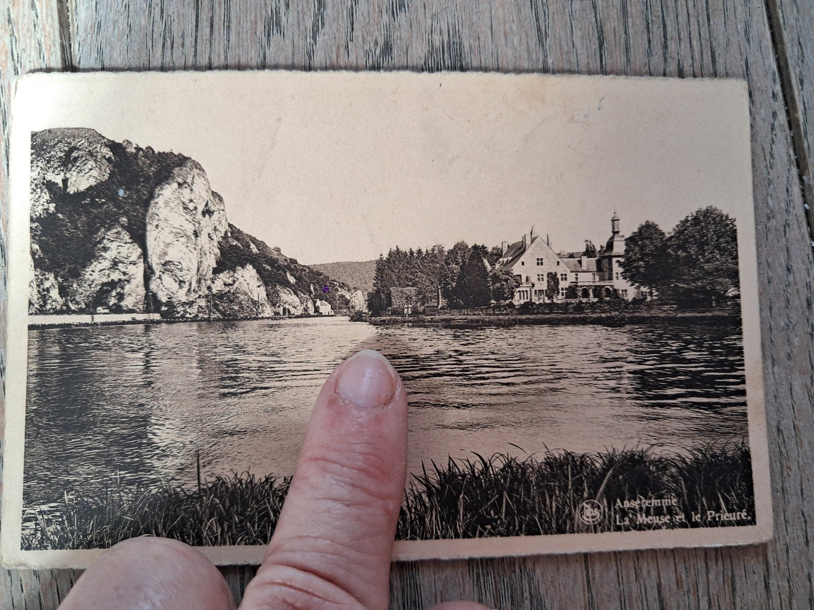 beschreven oude pk: Anseremme-sur-Meuse, le prieuré, Collections, Enlèvement ou Envoi