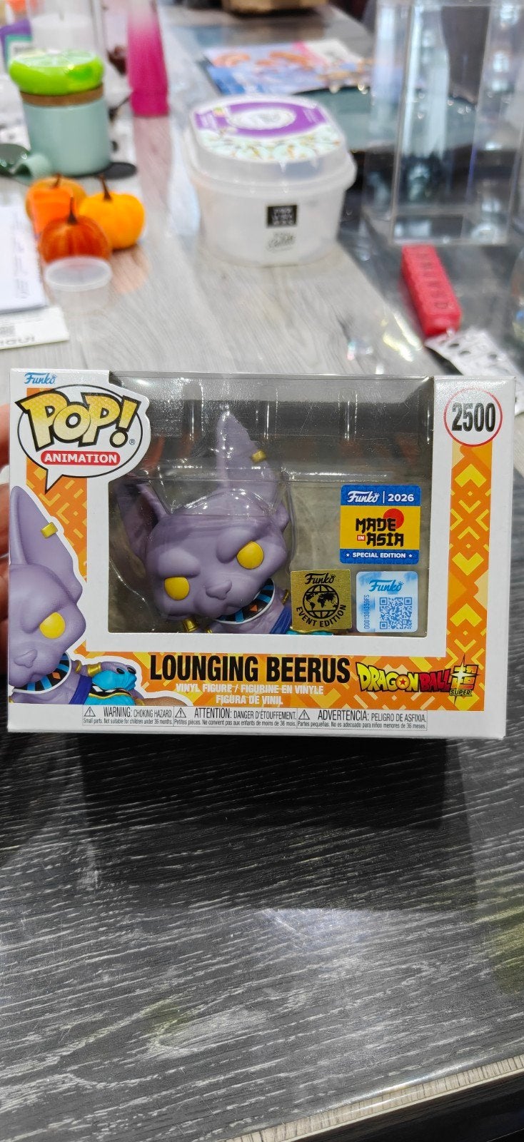 Funko POP! Beerus #2500 – MIA 2026, Enlèvement ou Envoi, Neuf