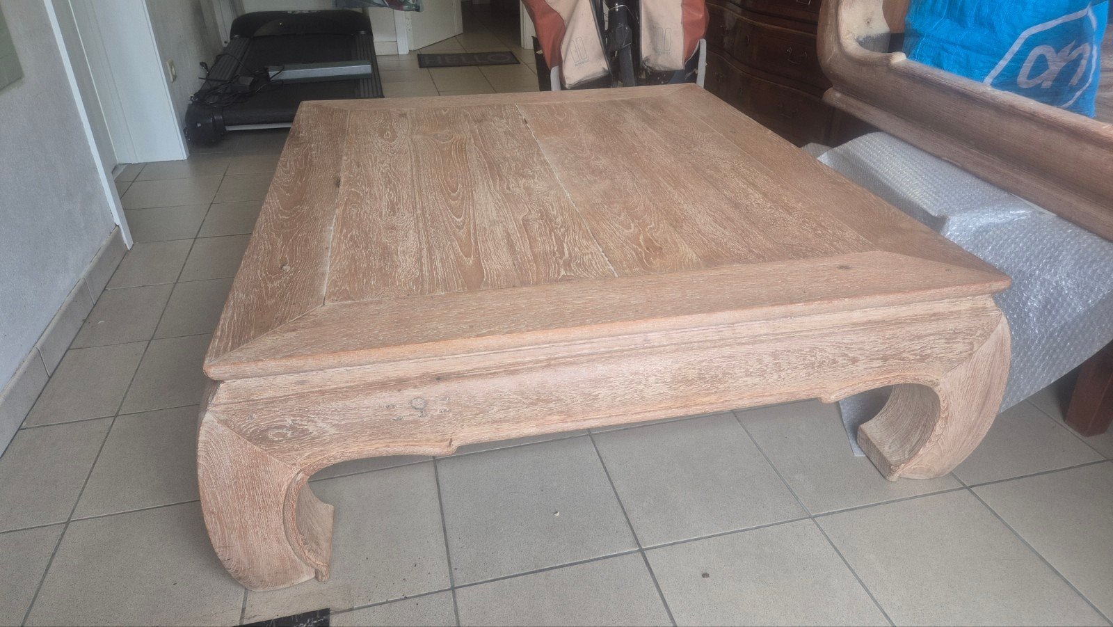 echte houten tafel antiek, Huis en Inrichting, 100 tot 150 cm, Vierkant, Zo goed als nieuw, 150 tot 200 cm