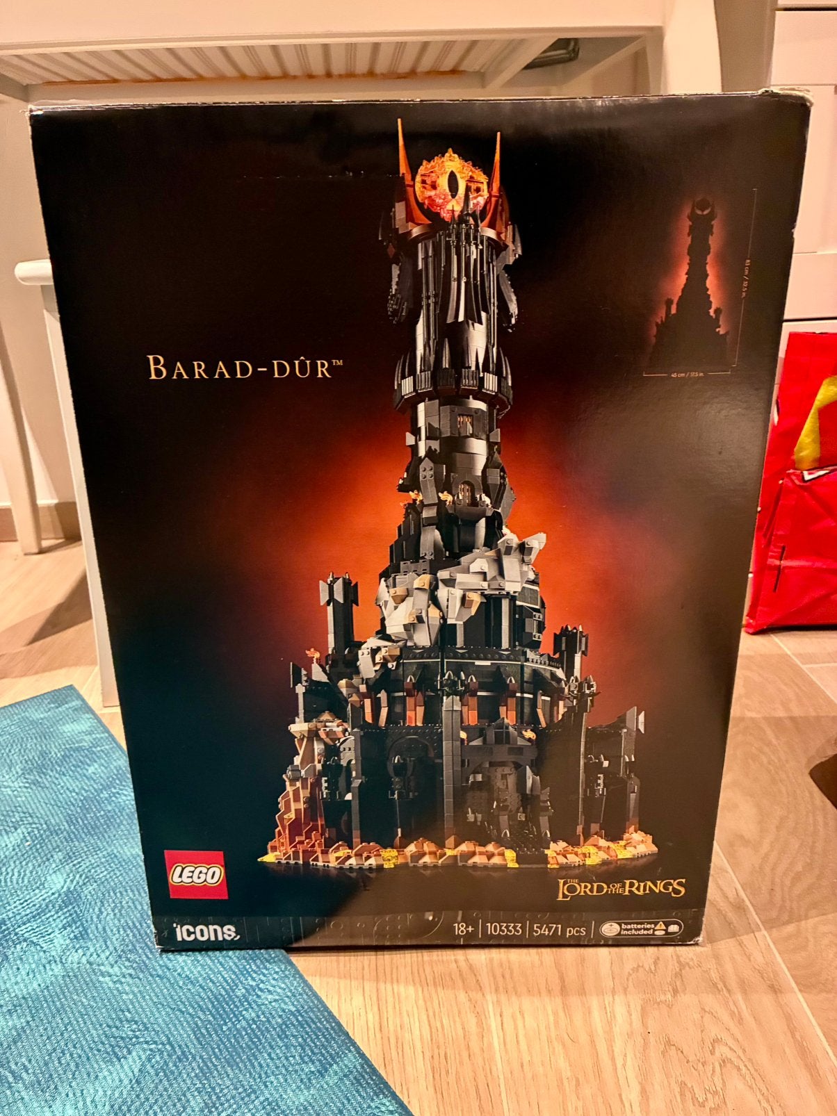 Lego - LOTR - Barad-dur - Enkel Doos - 10333, Gebruikt, Overige thema's, Lego, Overige typen