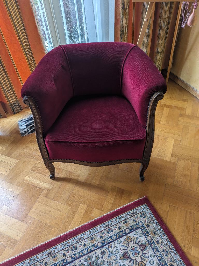 Fauteuil, Huis en Inrichting, Fauteuils, Ophalen, 75 tot 100 cm, Zo goed als nieuw, Stof