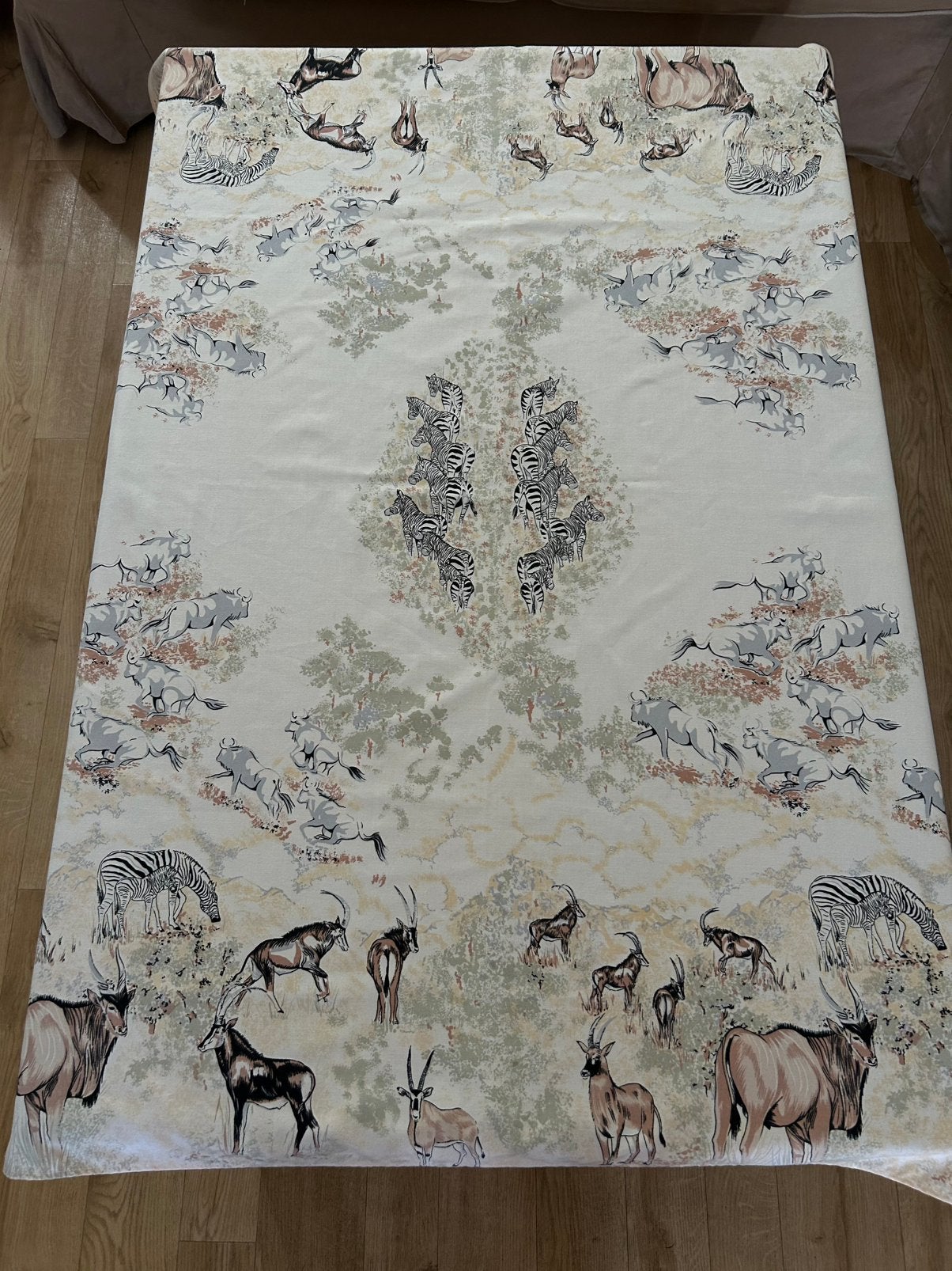 Tafelkleed met afbeeldingen van Afrikaanse dieren, Ophalen of Verzenden
