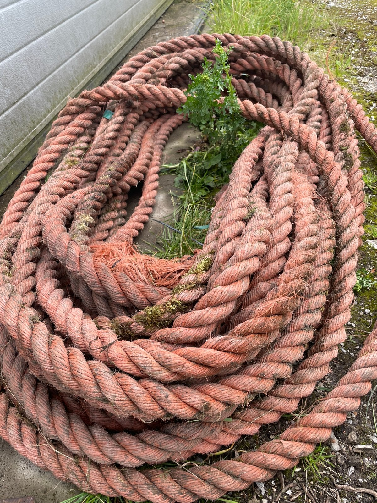 Dik Scheepstouw koord 65 meter dikte 40mm, Sport en Fitness, Ophalen, Gebruikt