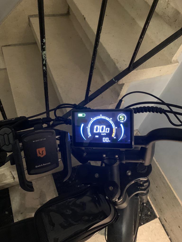 Fatbike c80 0km scheve remmen lekke achter band, Ophalen, Gebruikt