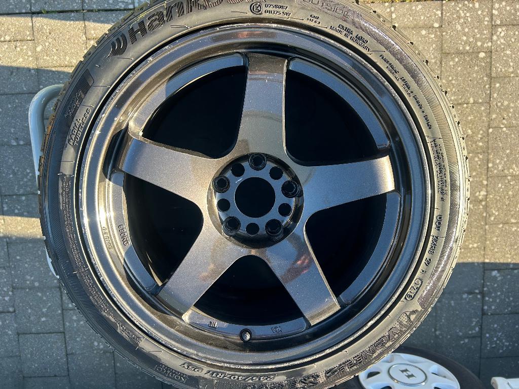 JDM bronzen velgen  17/9j/ET25     5x114, Auto-onderdelen, Banden en Velgen, Ophalen, Banden en Velgen, 17 inch, Personenwagen