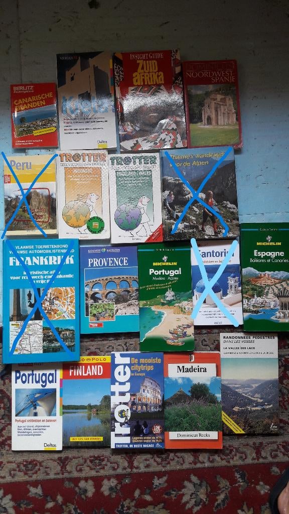 Allerlei reisgidsen., Europa, Ophalen of Verzenden, Reisgids of -boek, Gelezen