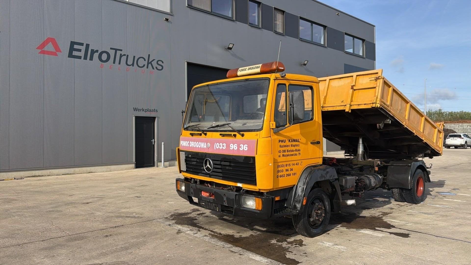 Mercedes-Benz SK 814 (MANUAL PUMP / POMPE MANUELLE / LAMES /, Euro 2, Achat, Entreprise, Boîte manuelle