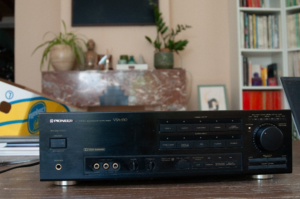 Krachtige Pioneer VSA-530 AV-Surround Versterker, Ophalen of Verzenden, Zo goed als nieuw, 60 tot 120 watt, Pioneer