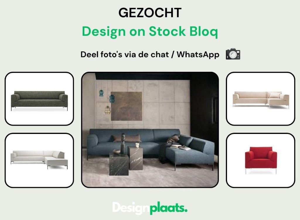 GEZOCHT: Design on Stock Bloq — Direct Inkoop, Huis en Inrichting, Zetels | Zetels, Ophalen of Verzenden, Hoekbank, Design Bankstellen Design on Stock